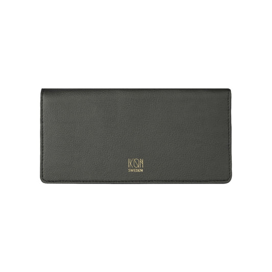 Cactus Leather Slim Wallet - Black